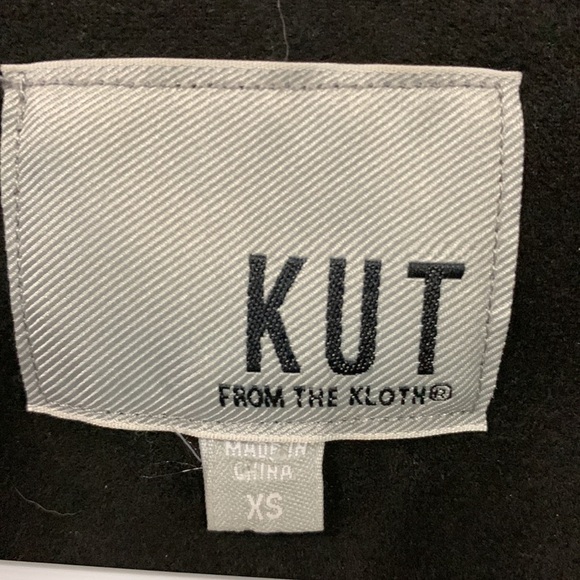Kut from the Kloth VERY Soft Faux Suede feel to this no closure jacket Sz XS - Picture 2 of 7